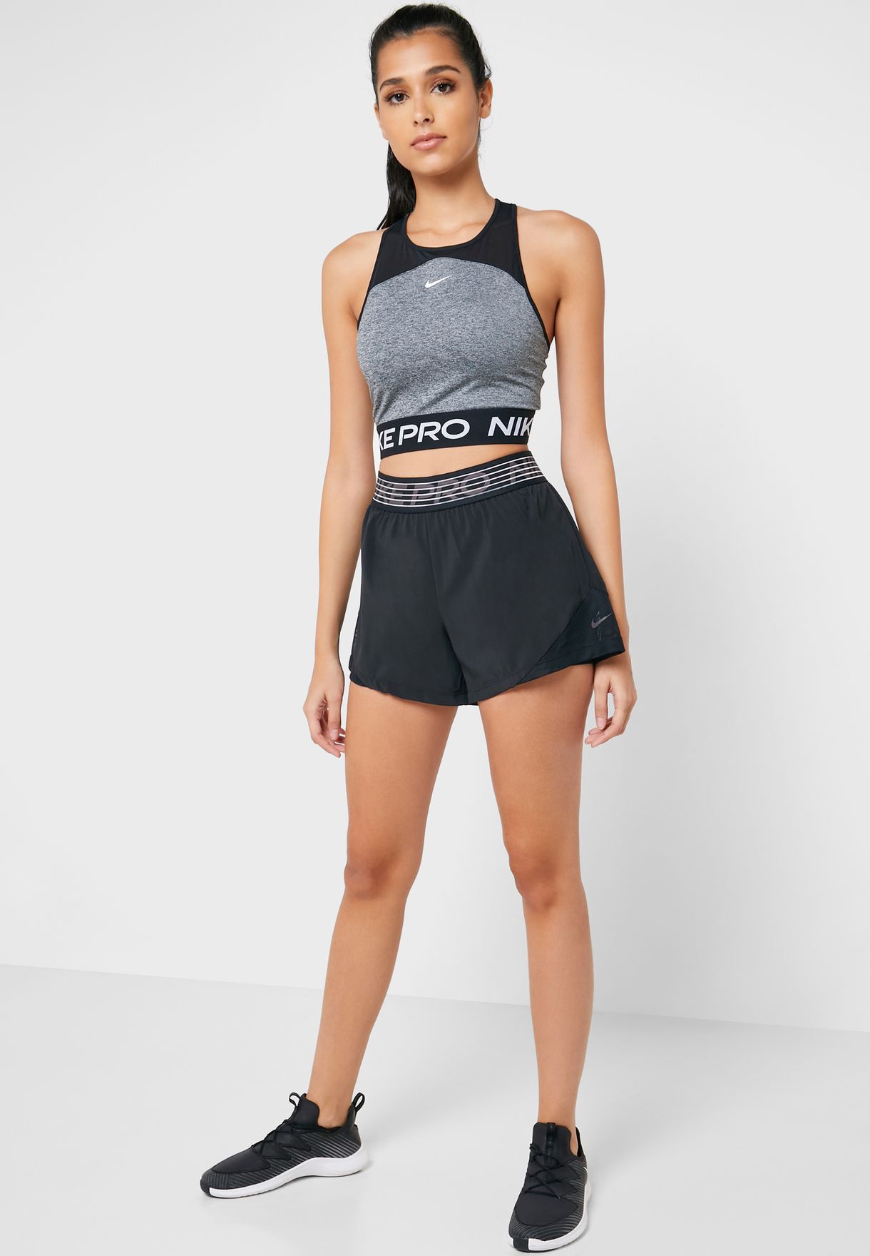 Nike black Essential Flex 2In1 Shorts 