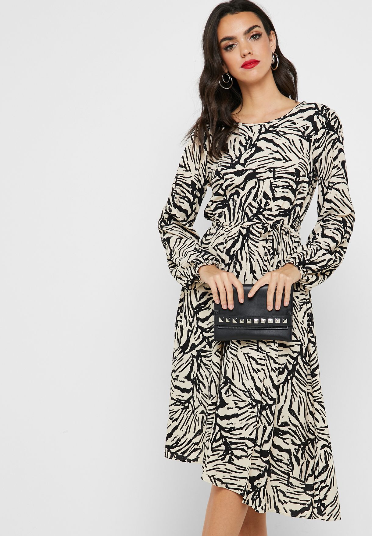 miss selfridge zebra print dress