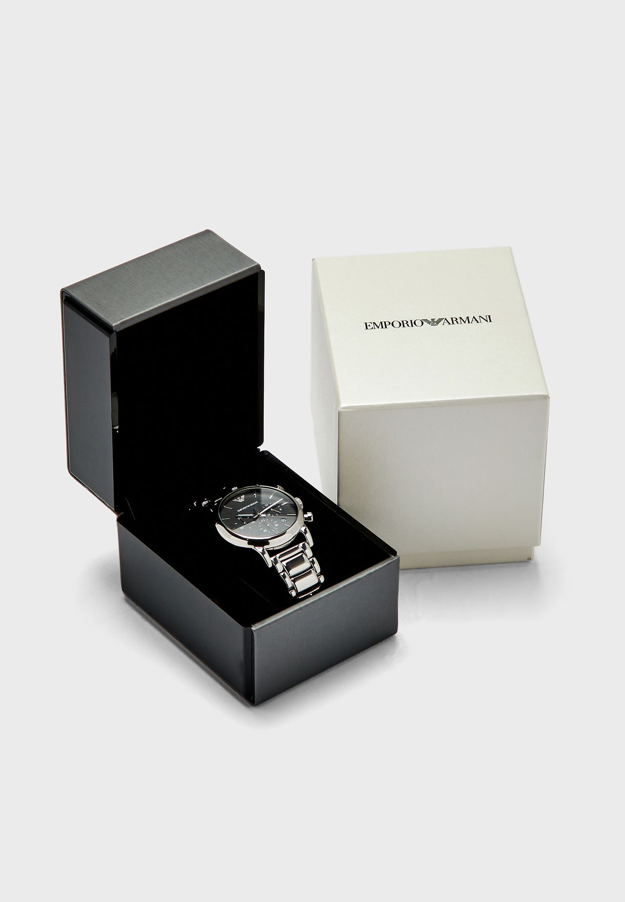 Buy Emporio Armani silver AR1853 Analog Watch for Men in Dubai, Abu Dhabi
