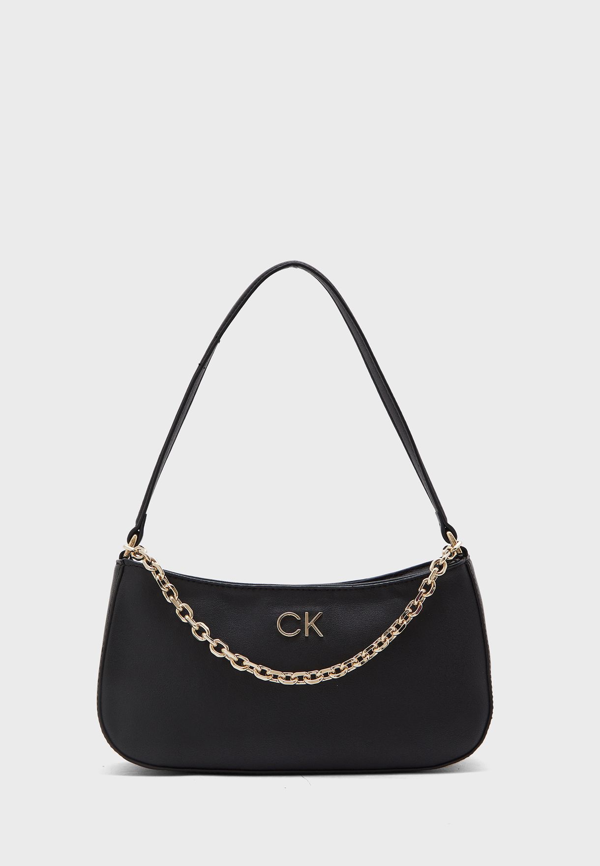 Buy Calvin Klein black Chain Detailed Tote Bag for Women in Muscat, Salalah