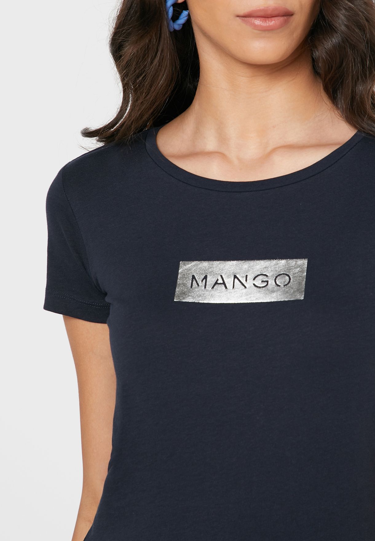 Navy Blue XS discount 70% WOMEN FASHION Shirts & T-shirts Shirt Casual Mango Shirt 