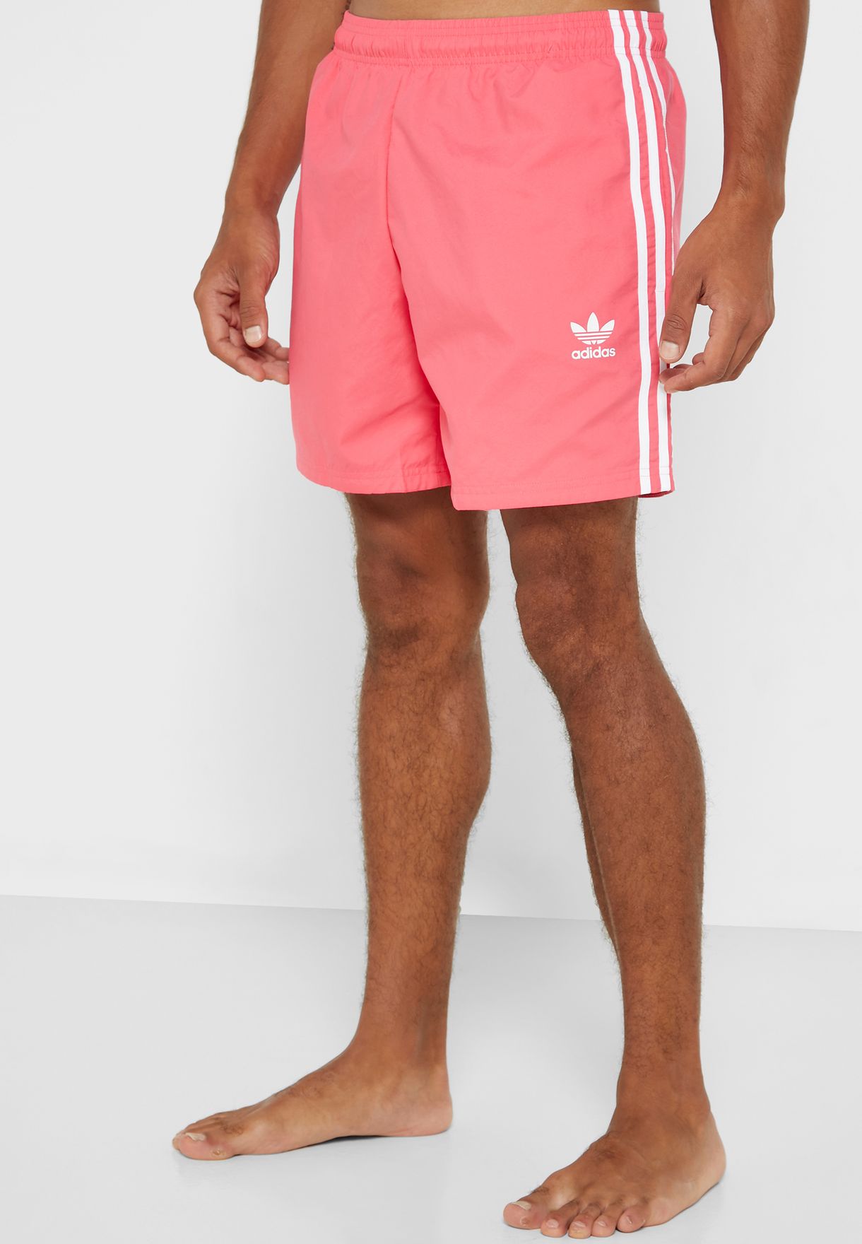 adidas Originals pink Logo Swim Shorts 
