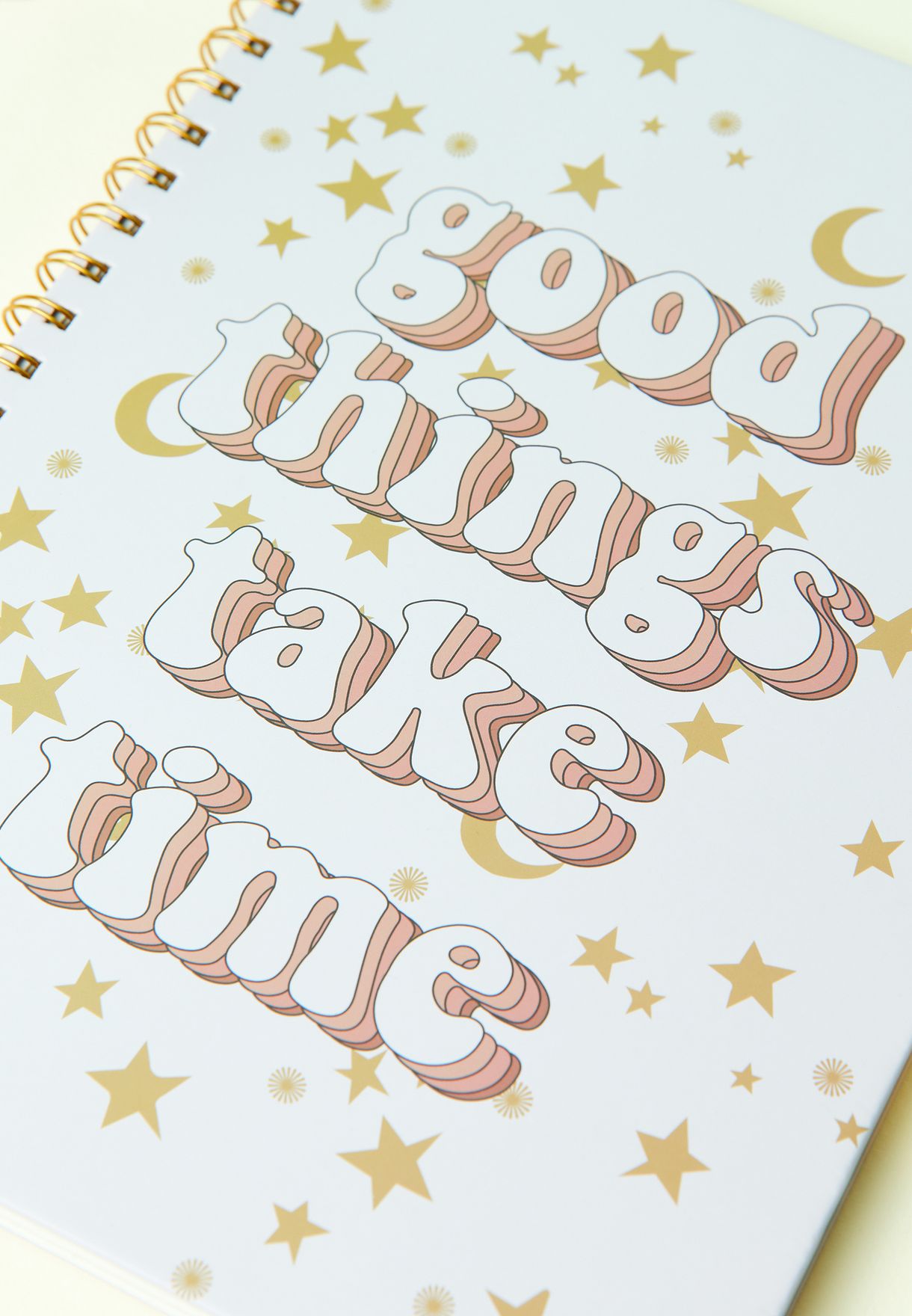 A4 Good Things Take Time Notebook