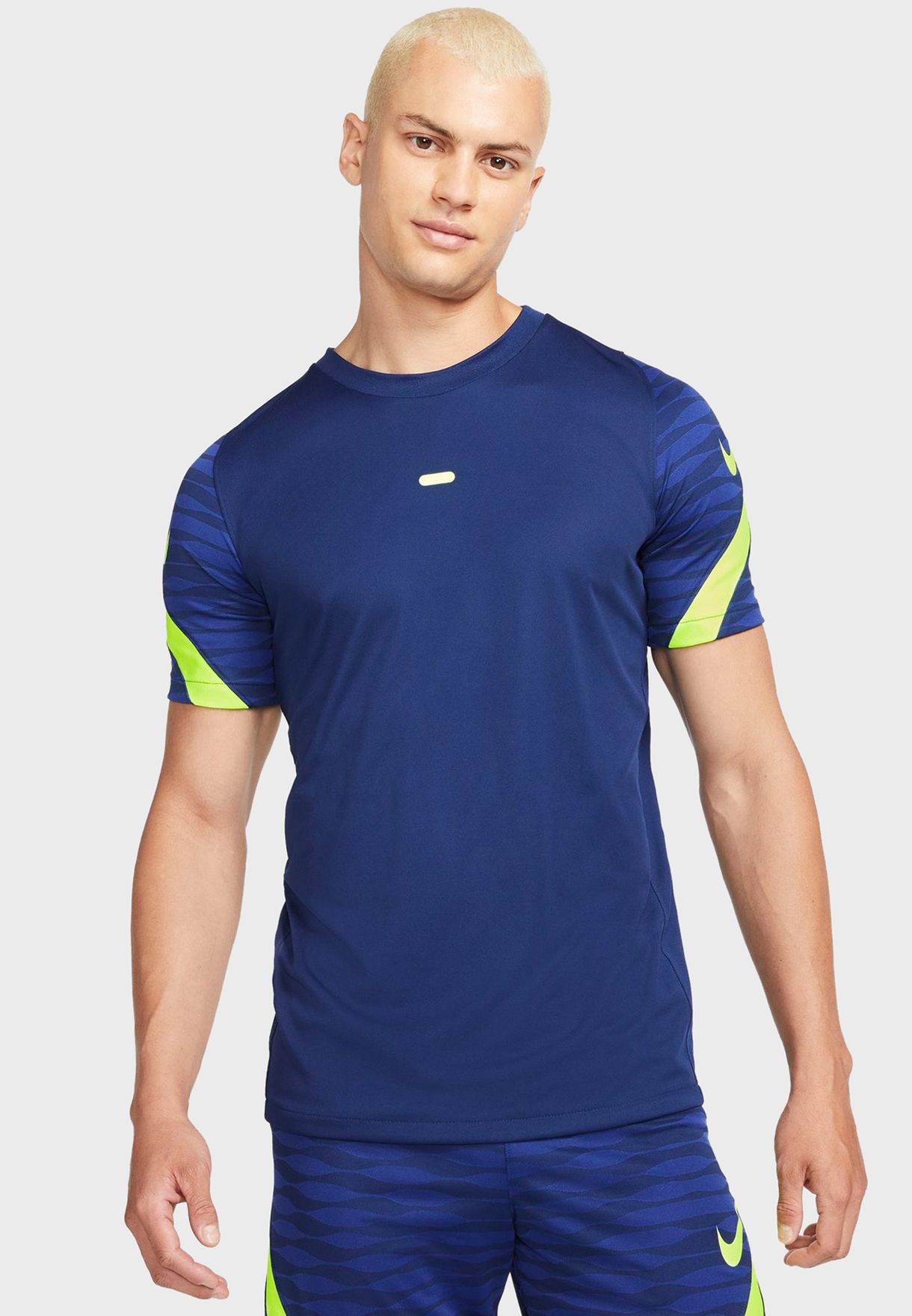 Buy Nike blue Dri-Fit Strikes 21 T-Shirt for Men in MENA, Worldwide