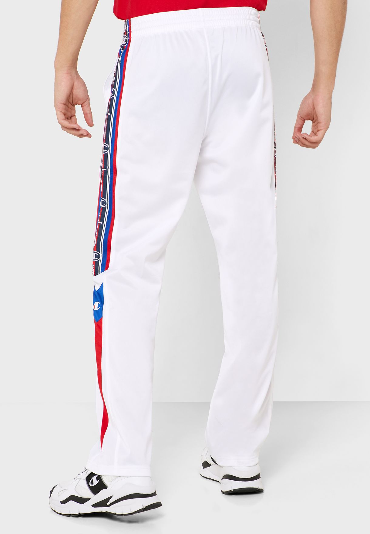 champion reverse weave taped logo sweatpants