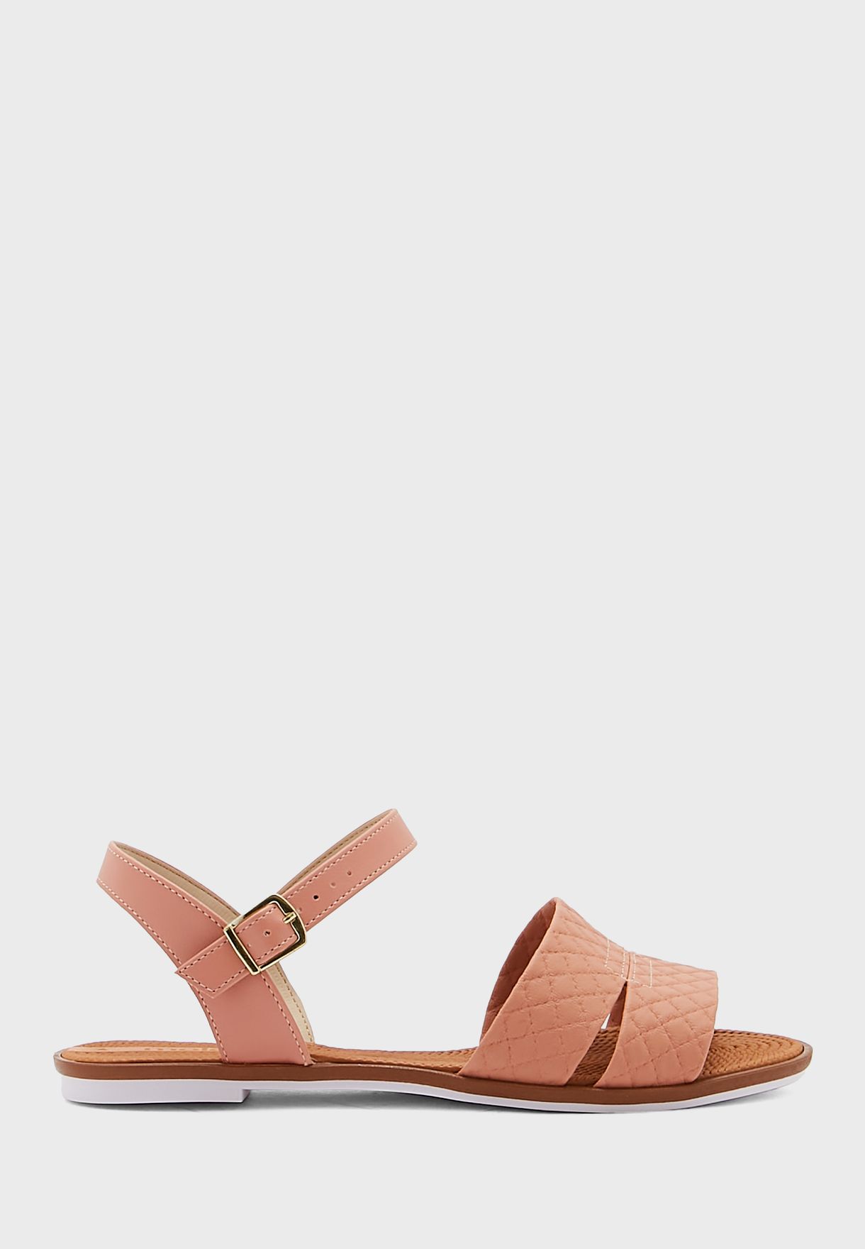 Casual Buckle Flat Sandals