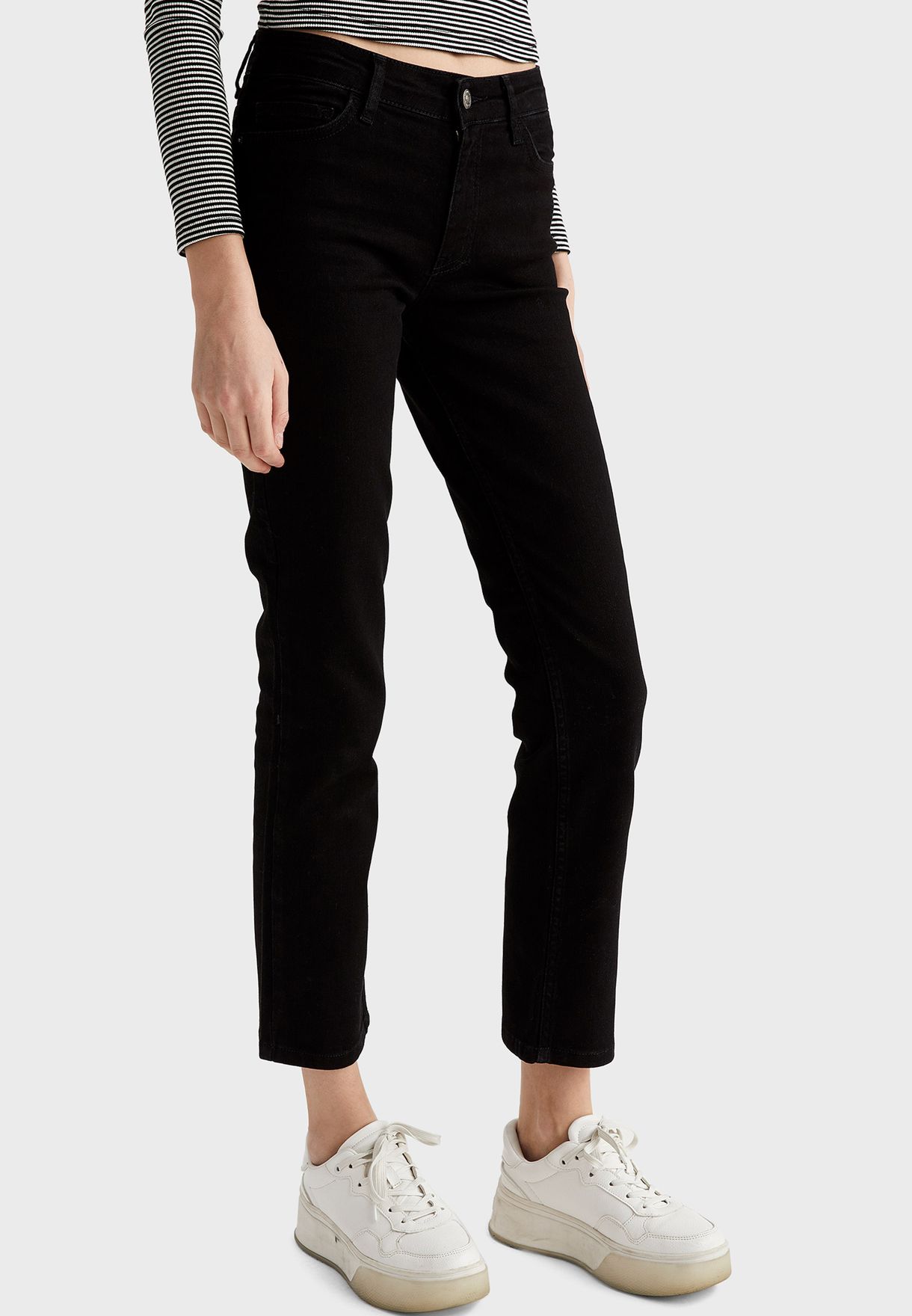 women black flared jeans