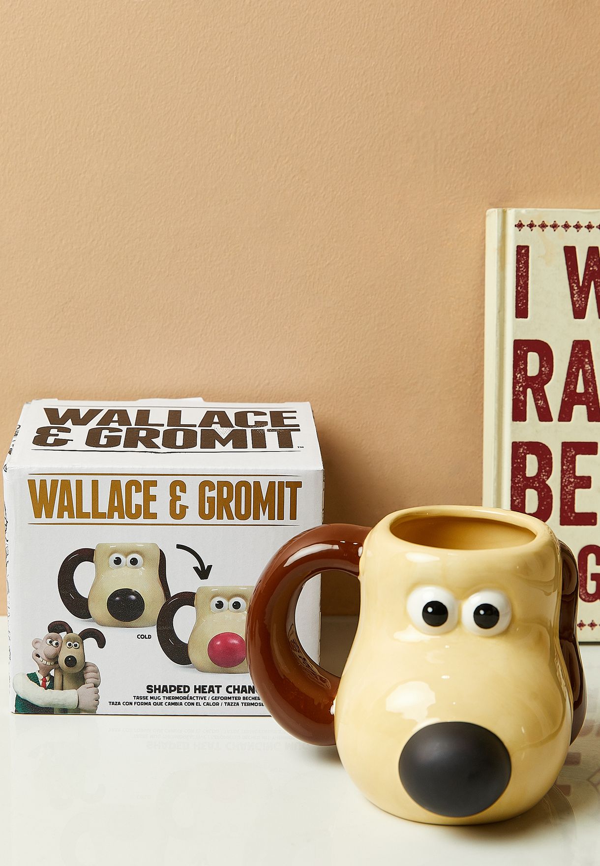 Wallace & Gromit Shaped Heat Changing Mug