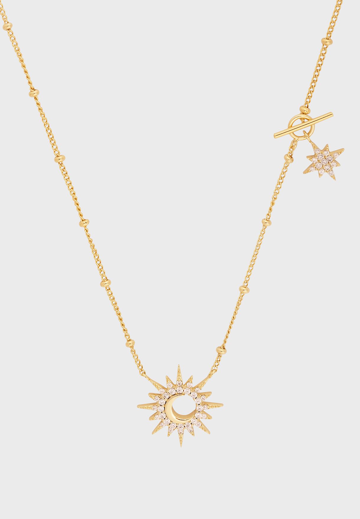 Sunlit Crescent Necklace