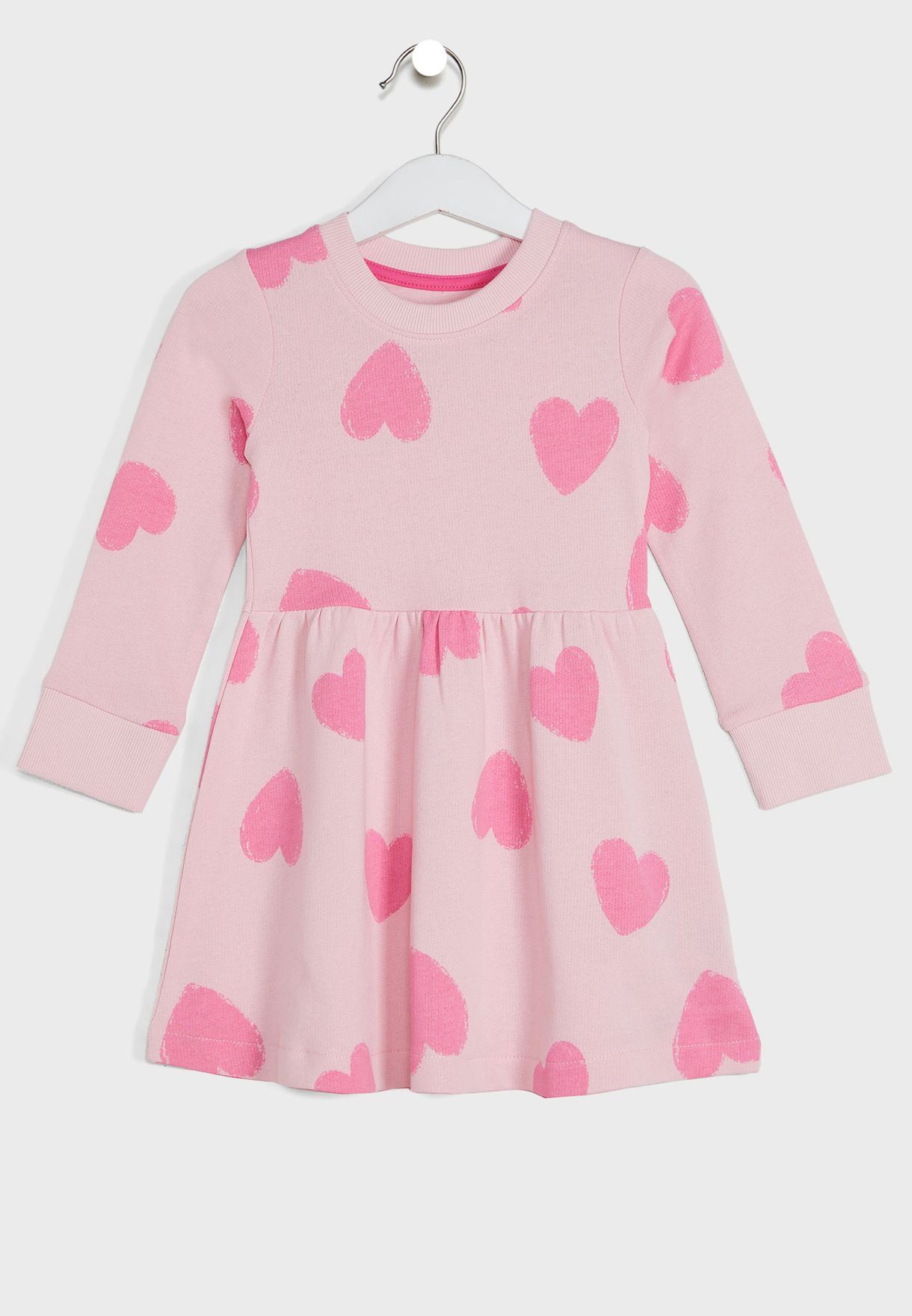 Kids Heart Print Dress