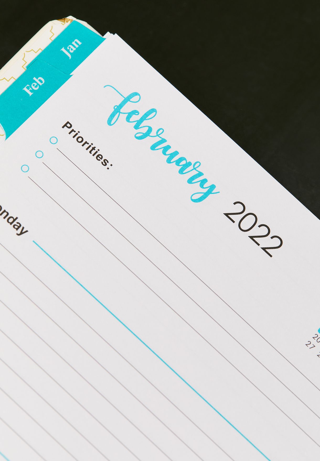 2022 Printer Planner Agenda