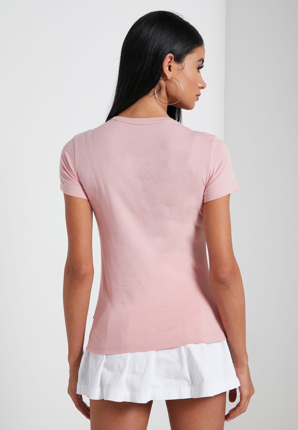 Buy PUMA pink Essential women t-shirt for Women in Dubai, Abu Dhabi