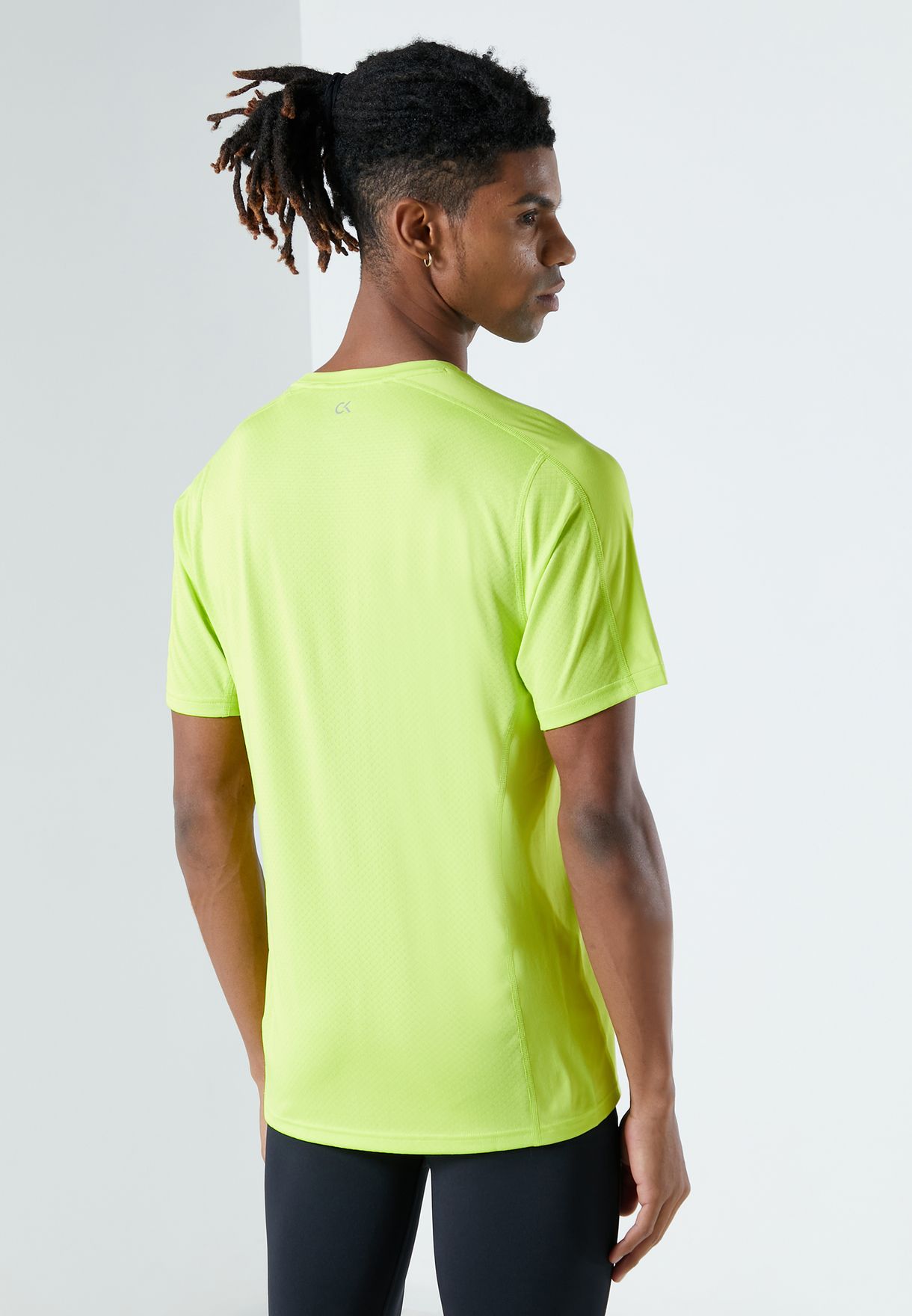Buy Calvin Klein Performance green Logo T-Shirt for Kids in MENA, Worldwide