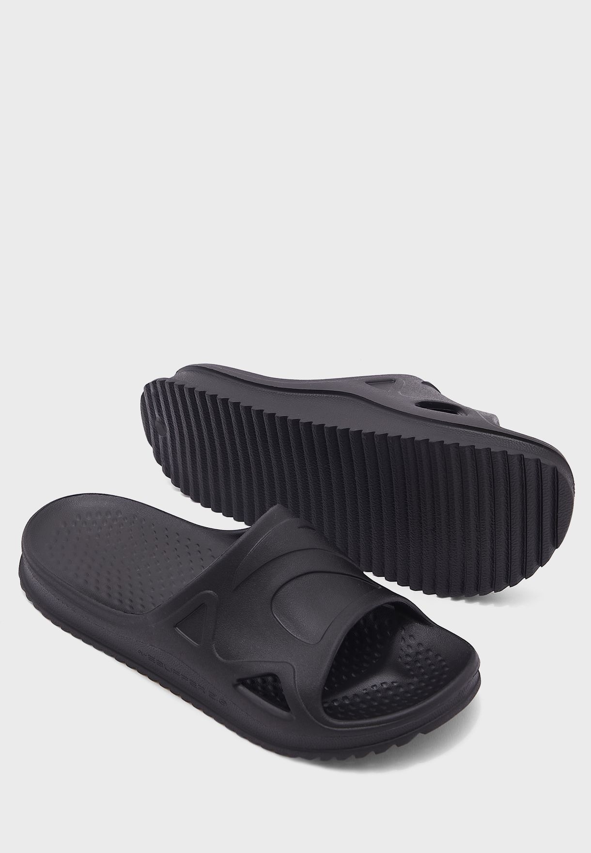 Buy Anta black Slippers for Men in Riyadh, Jeddah