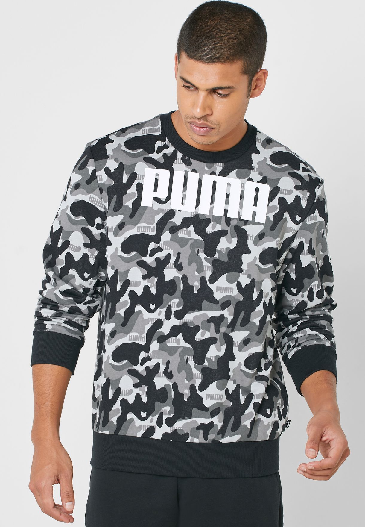 Buy PUMA prints Rebel Camo Sweatshirt 