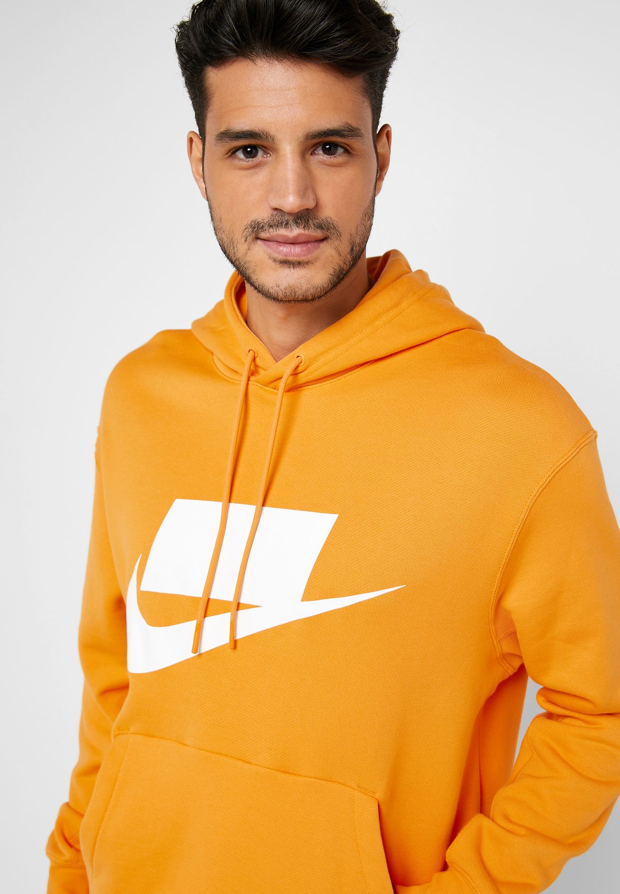 nike nsw hoodie orange