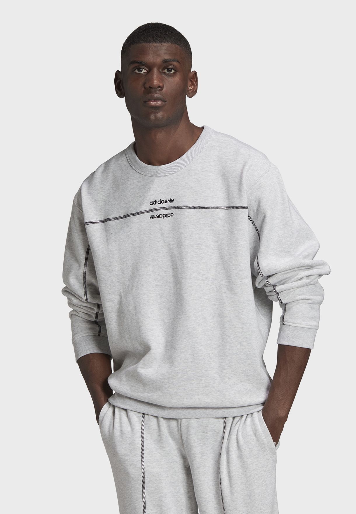 adidas Originals grey R.Y.V. Sweatshirt 