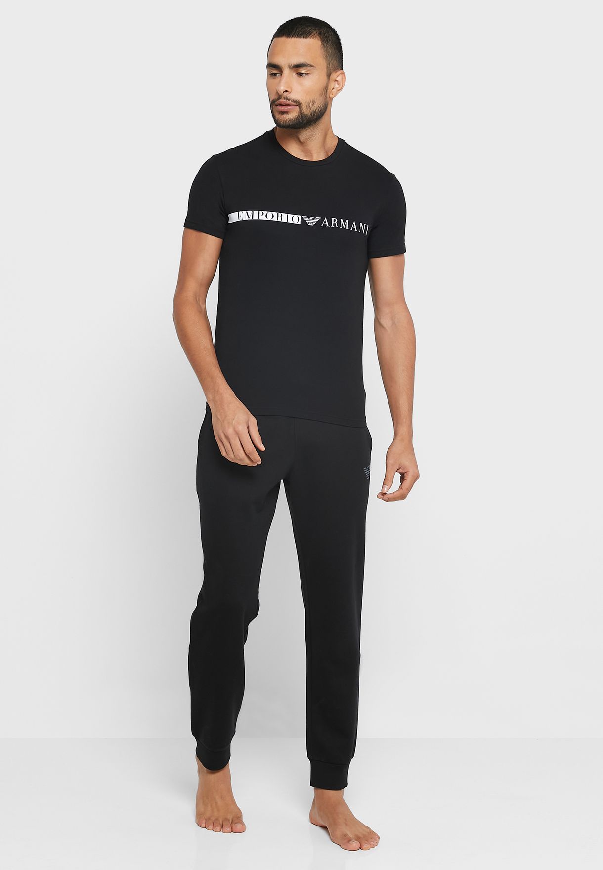 Logo Crew Neck T-Shirt Set