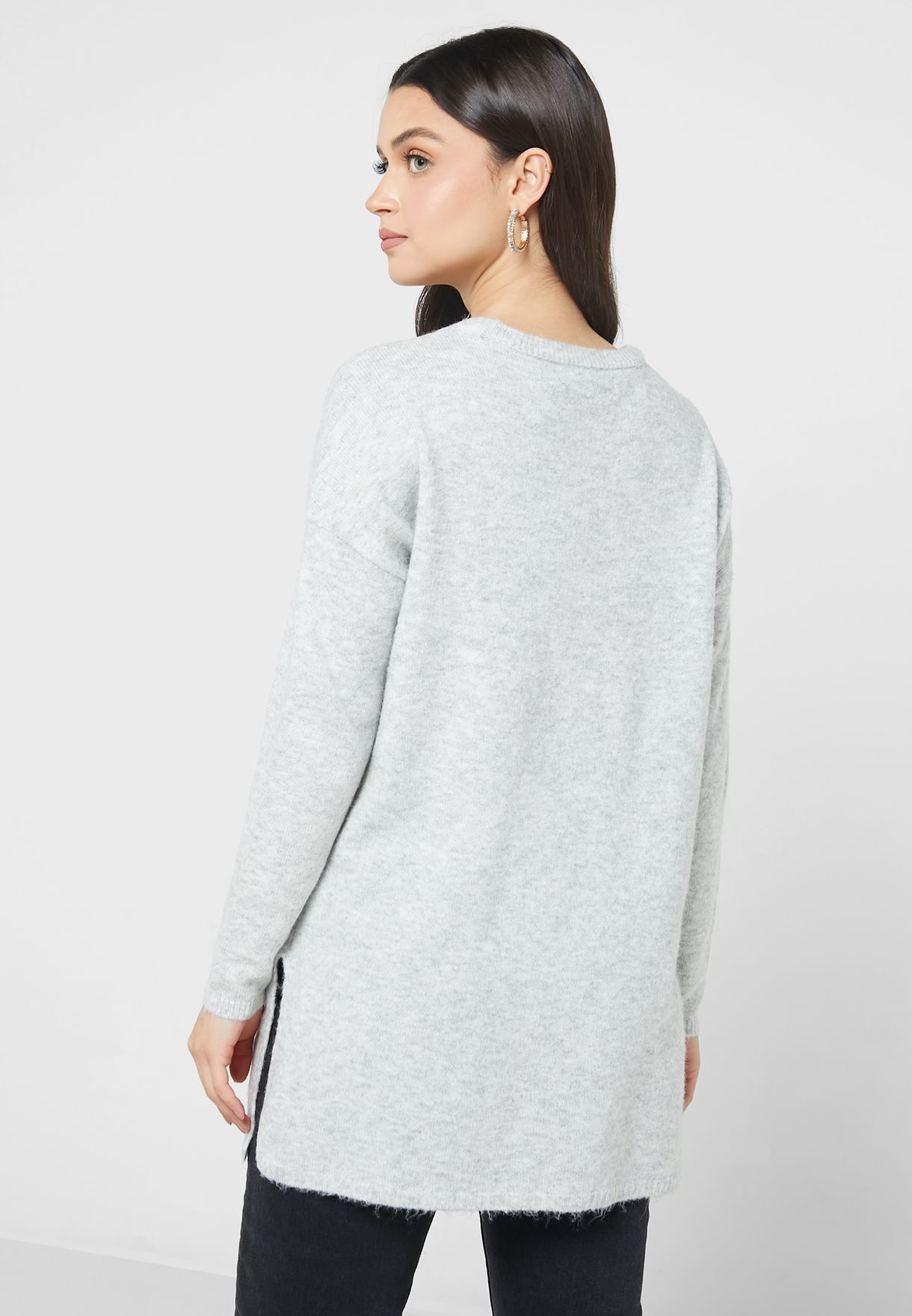 Longline Knitted Sweater