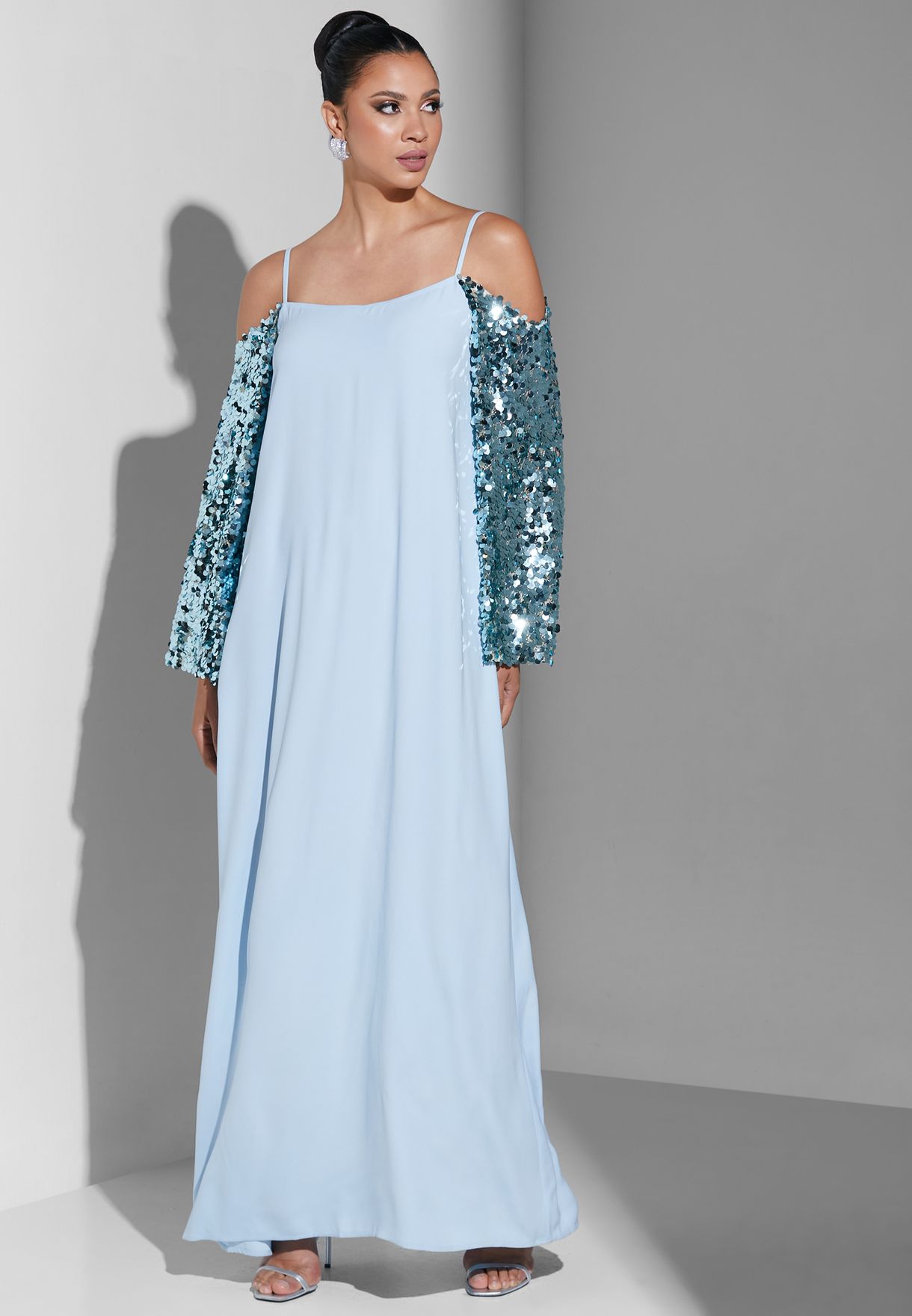 sequin kaftan