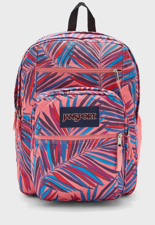 Big Student Printed Backpack