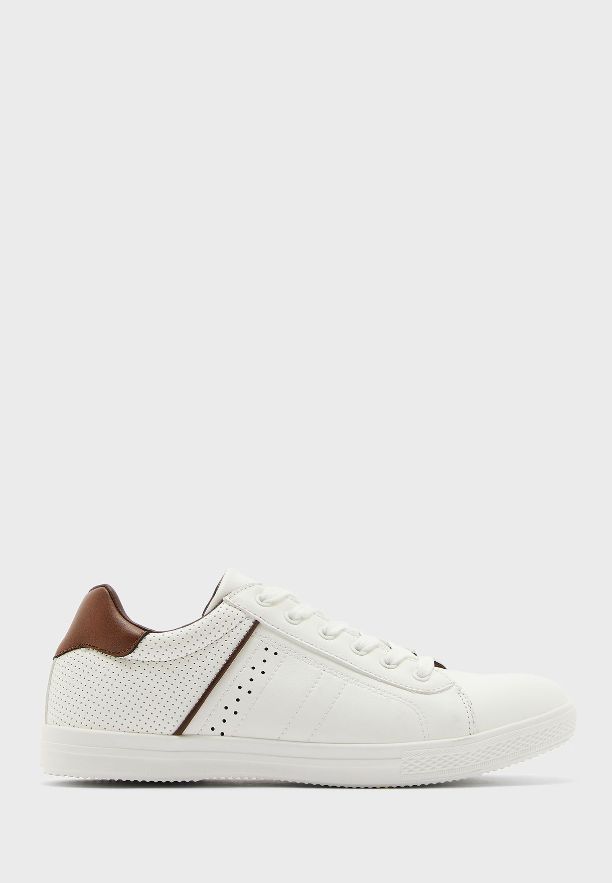 Buy Wrogn white Casual Sneakers for Men 
