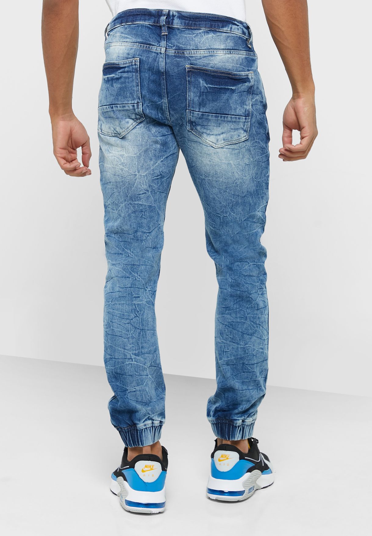 Slim Fit Heavy Wash Jogger Jean