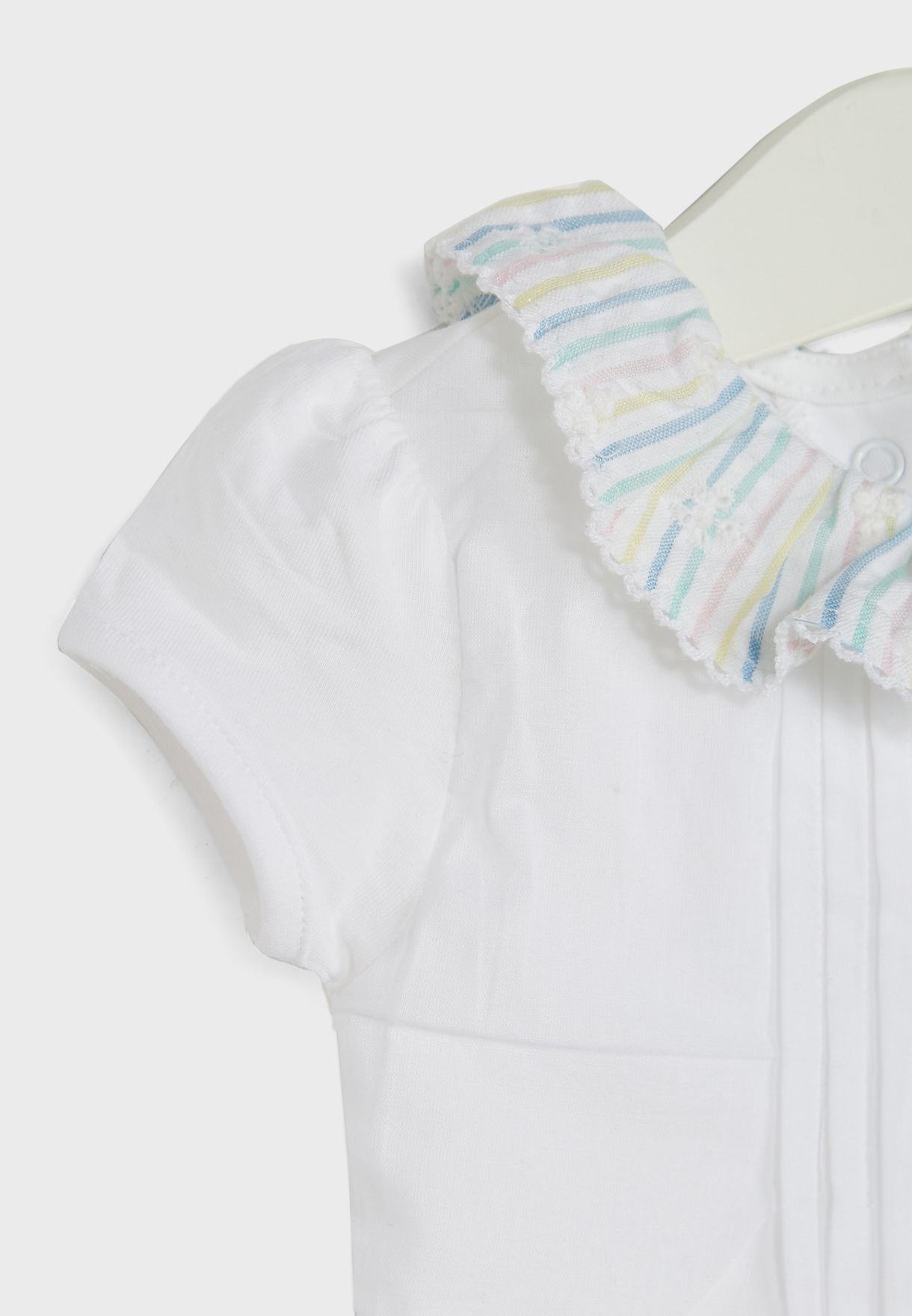 Infant Striped Collar Bodysuit