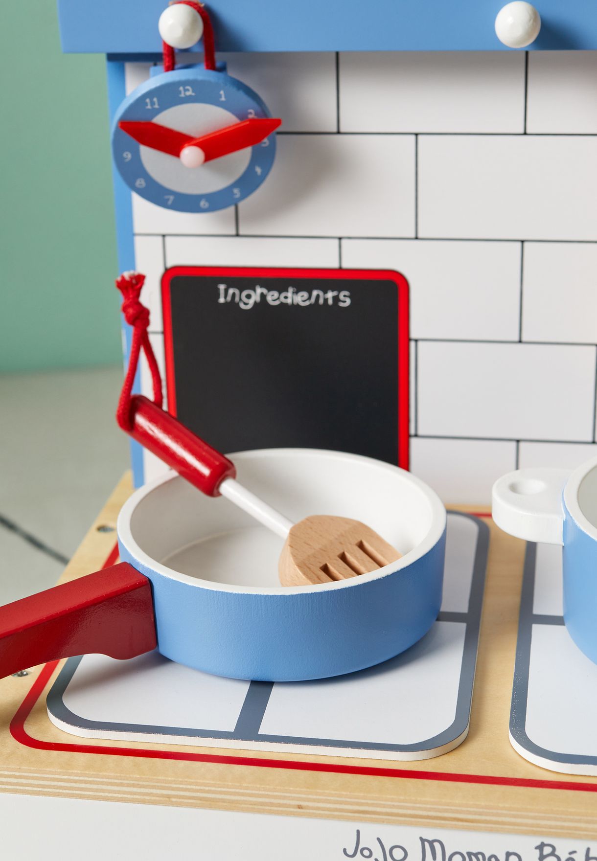Wooden Table Top Kitchen Toy Set