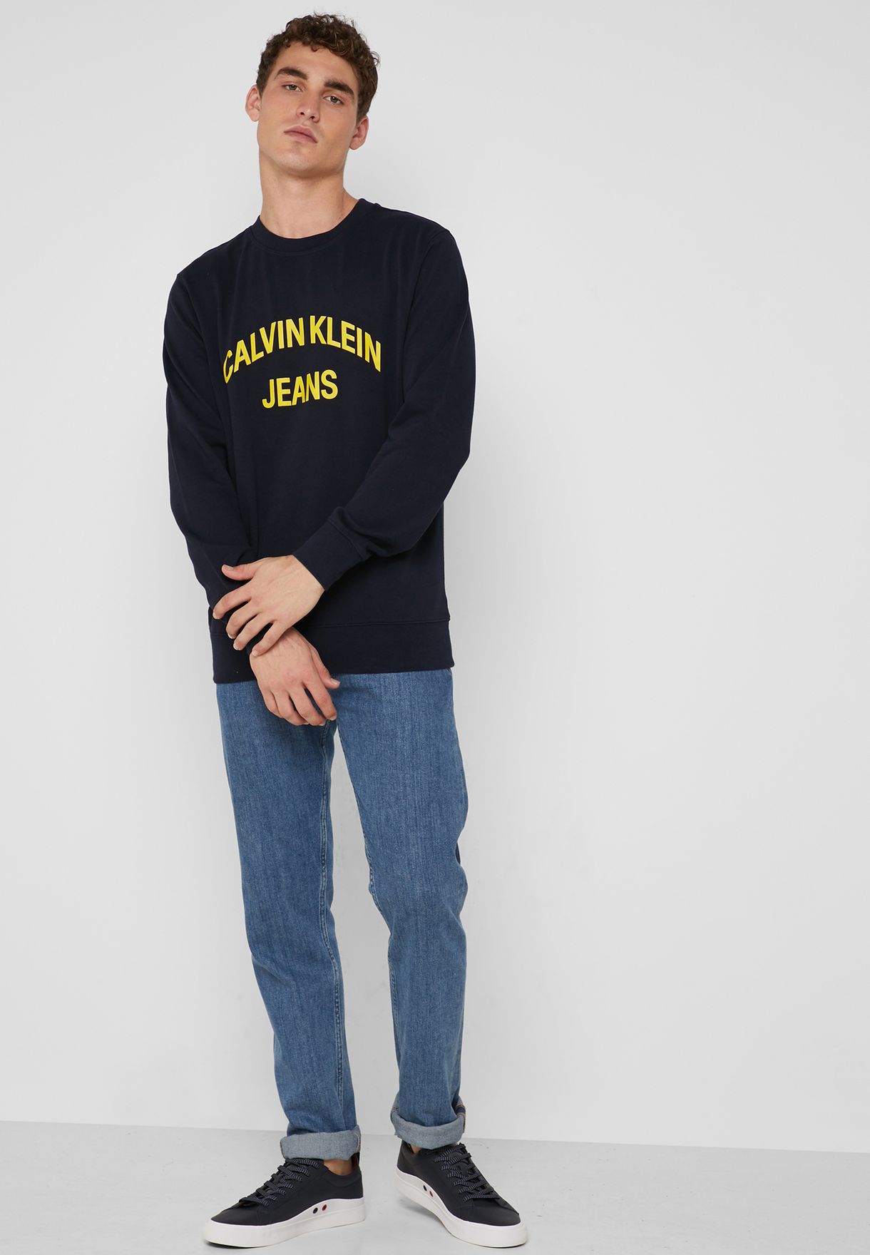 calvin klein jeans institutional hoodie