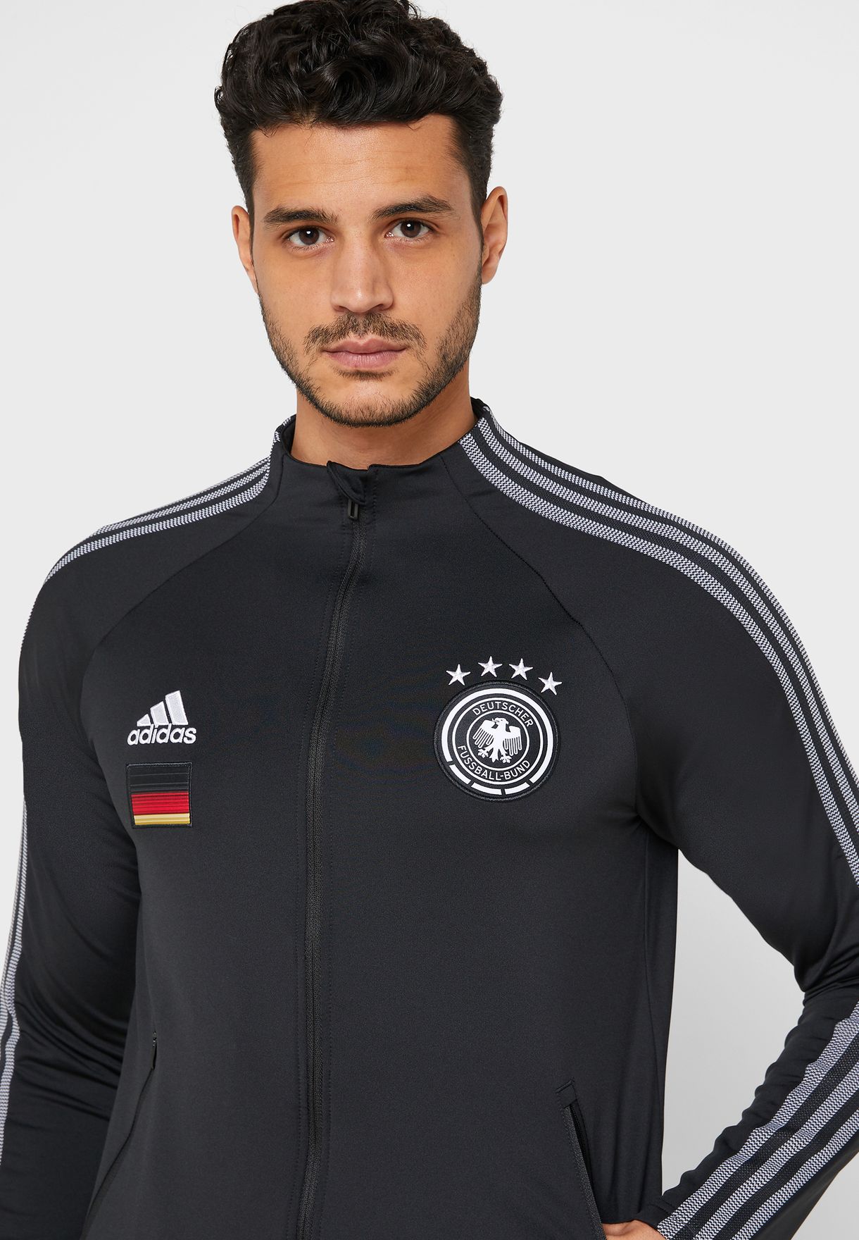 Buy adidas black Germany Anthem Jacket for Kids in MENA, Worldwide