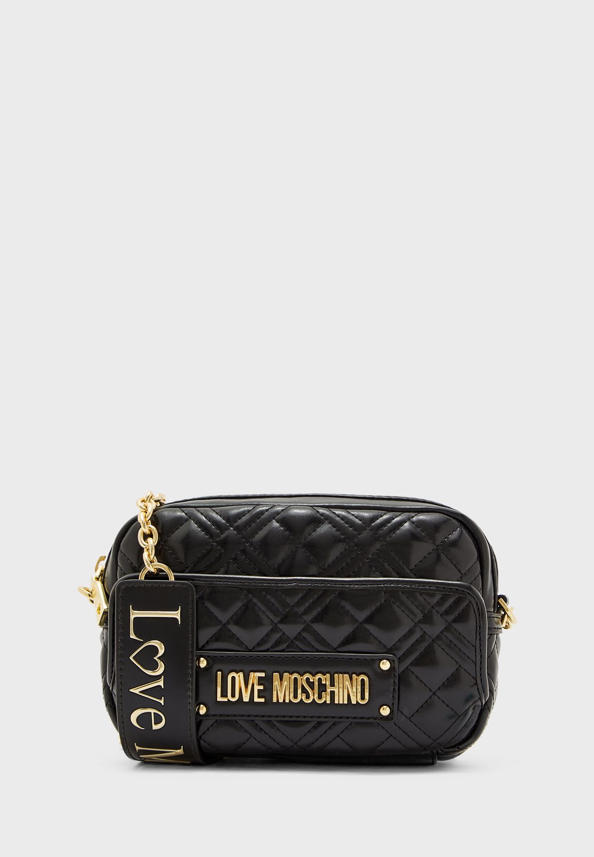 love moschino quilted crossbody