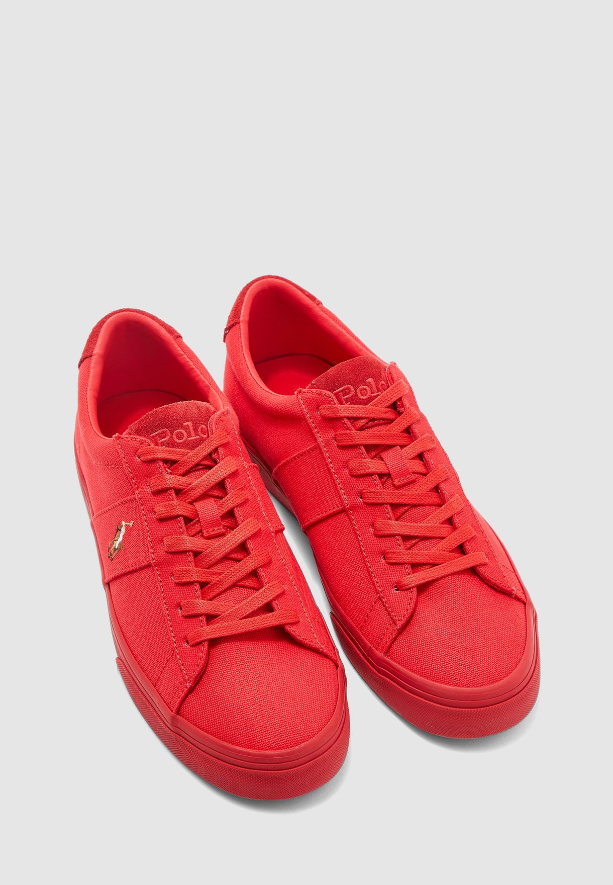 Polo Ralph Lauren red Sayer Sneakers 