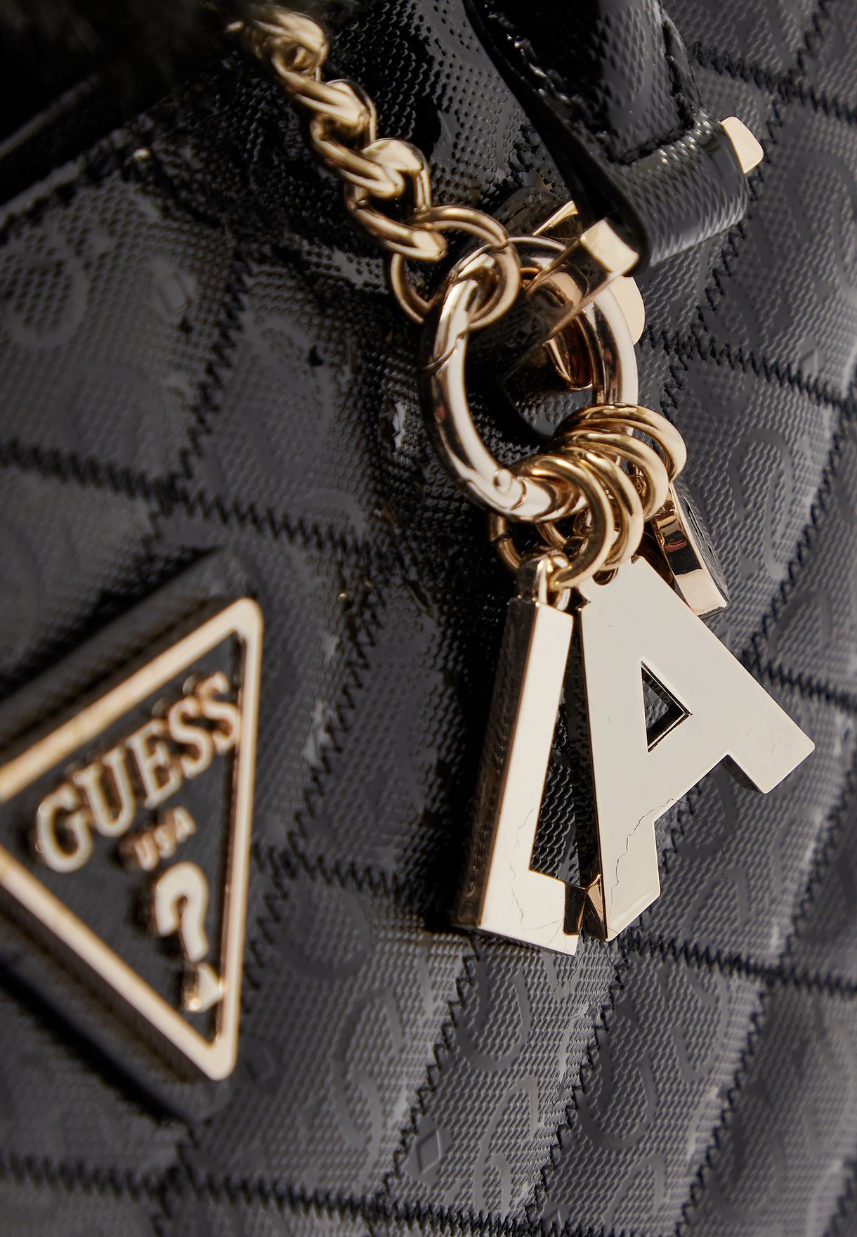 guess astrid large status satchel