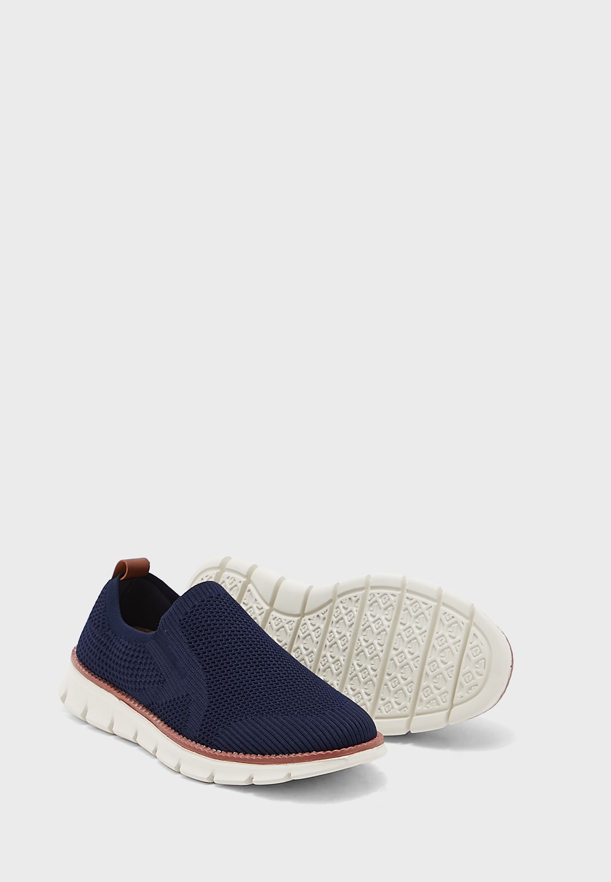 Knitted Hybrid Casual Slip Ons