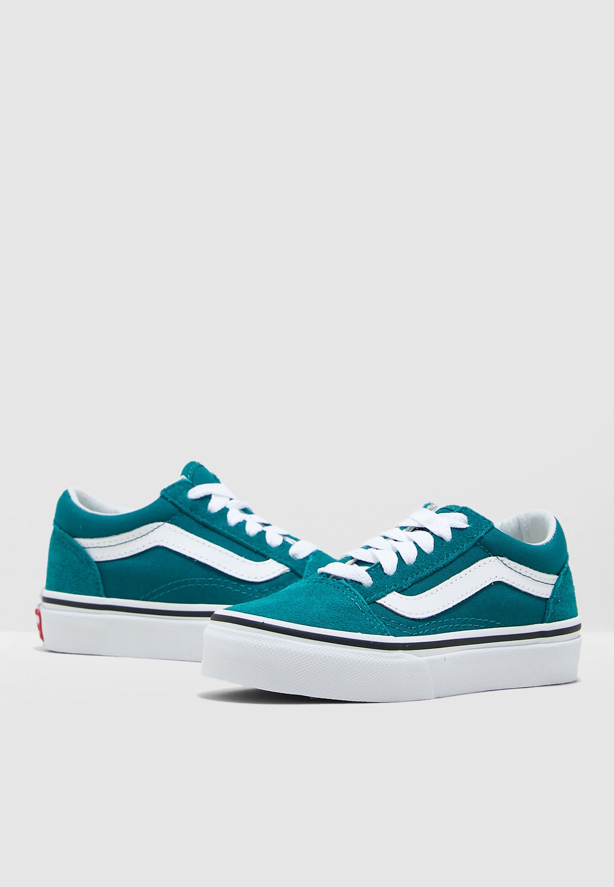 vans old school kids Green