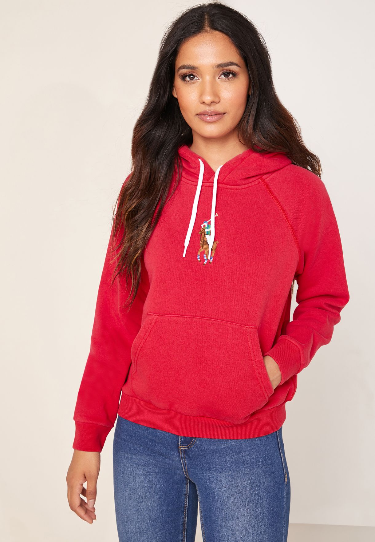 polo cropped hoodie