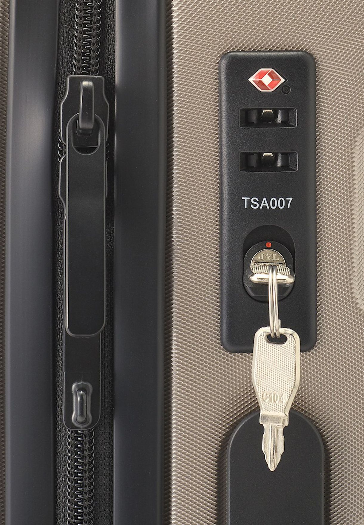 Handle Adjustable Hard Carry Suitcase 36L