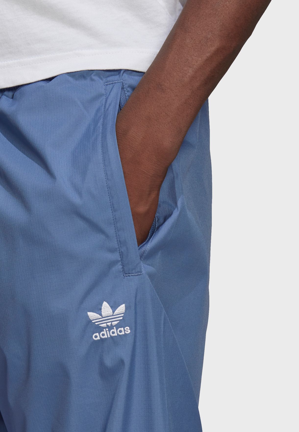 3d trefoil 3 stripe track pants