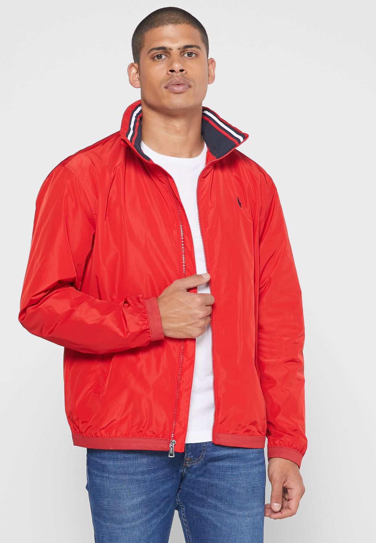 Buy Polo Ralph Lauren red Classic Jacket for Men in Riyadh, Jeddah