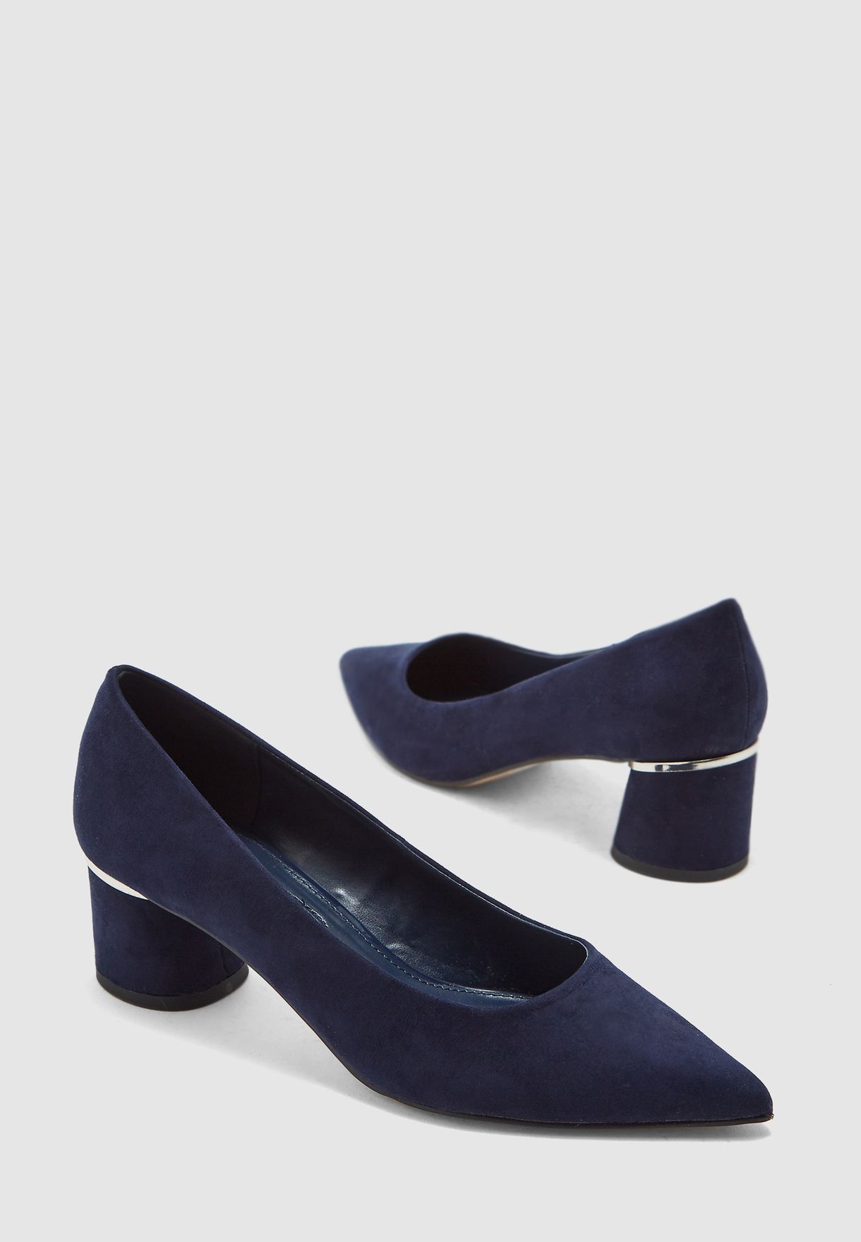 dorothy perkins navy court shoes