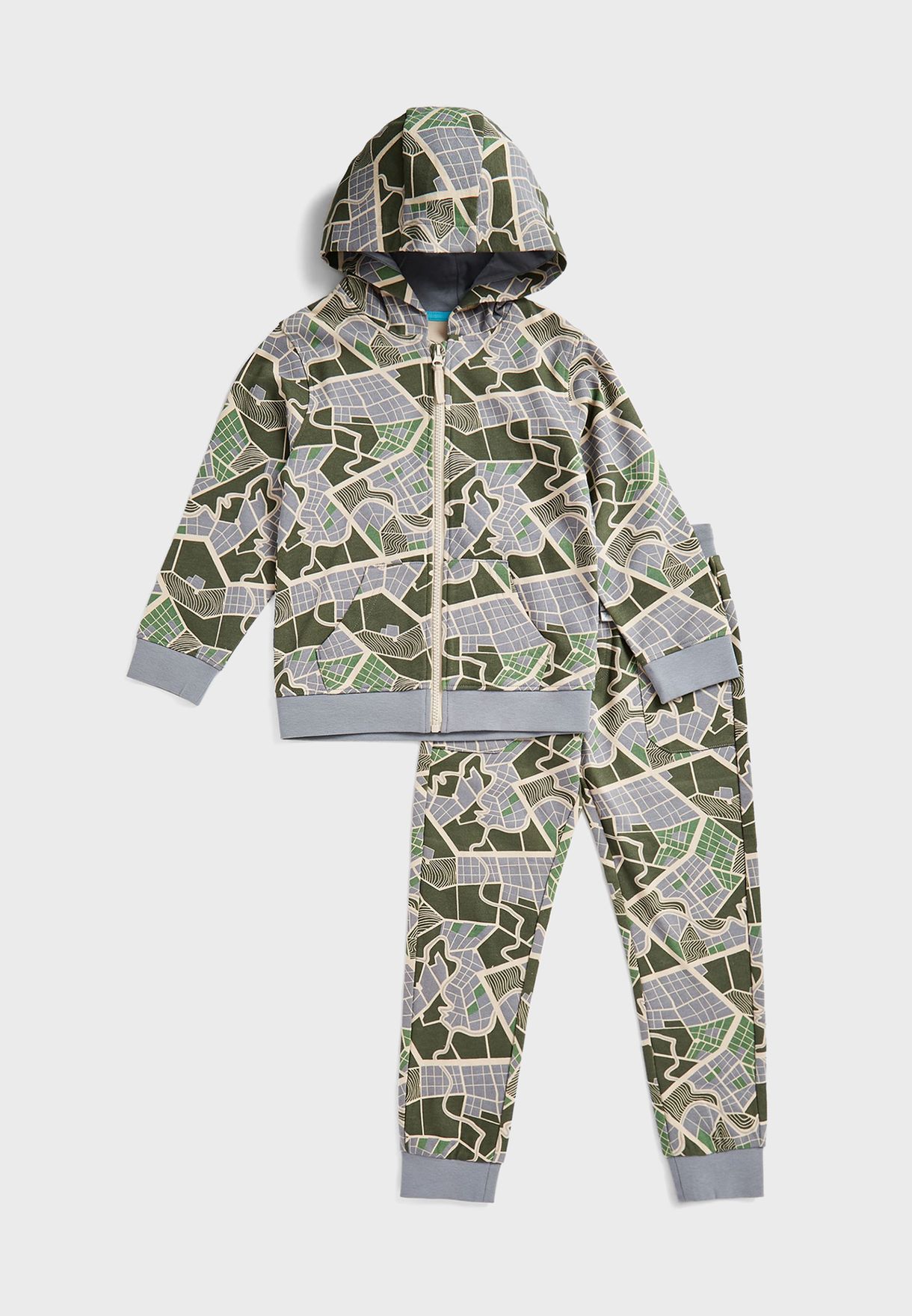Kids Aop Print Tracksuits