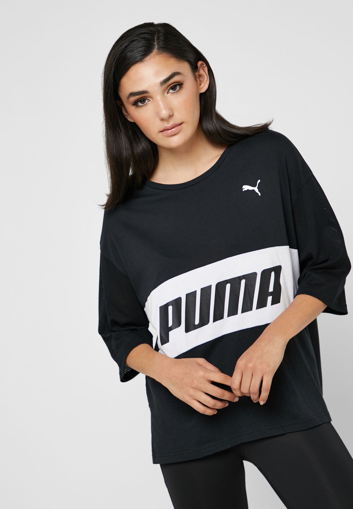 Buy PUMA black Modern Sports Boyfriend T-Shirt for Women in MENA, Worldwide  | 85422901
