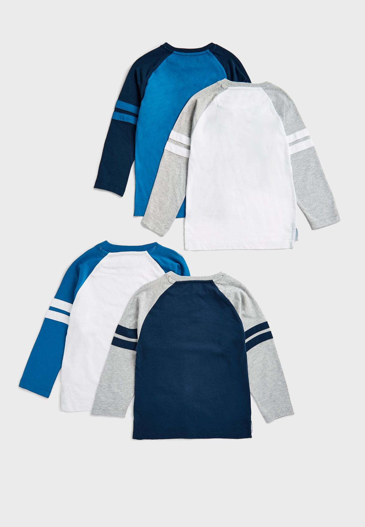 Kids 4 Pack Color Block T-Shirt