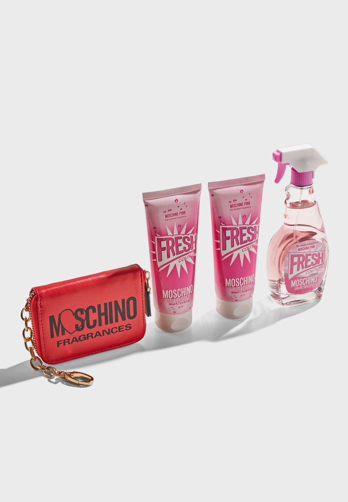 moschino fresh pink set