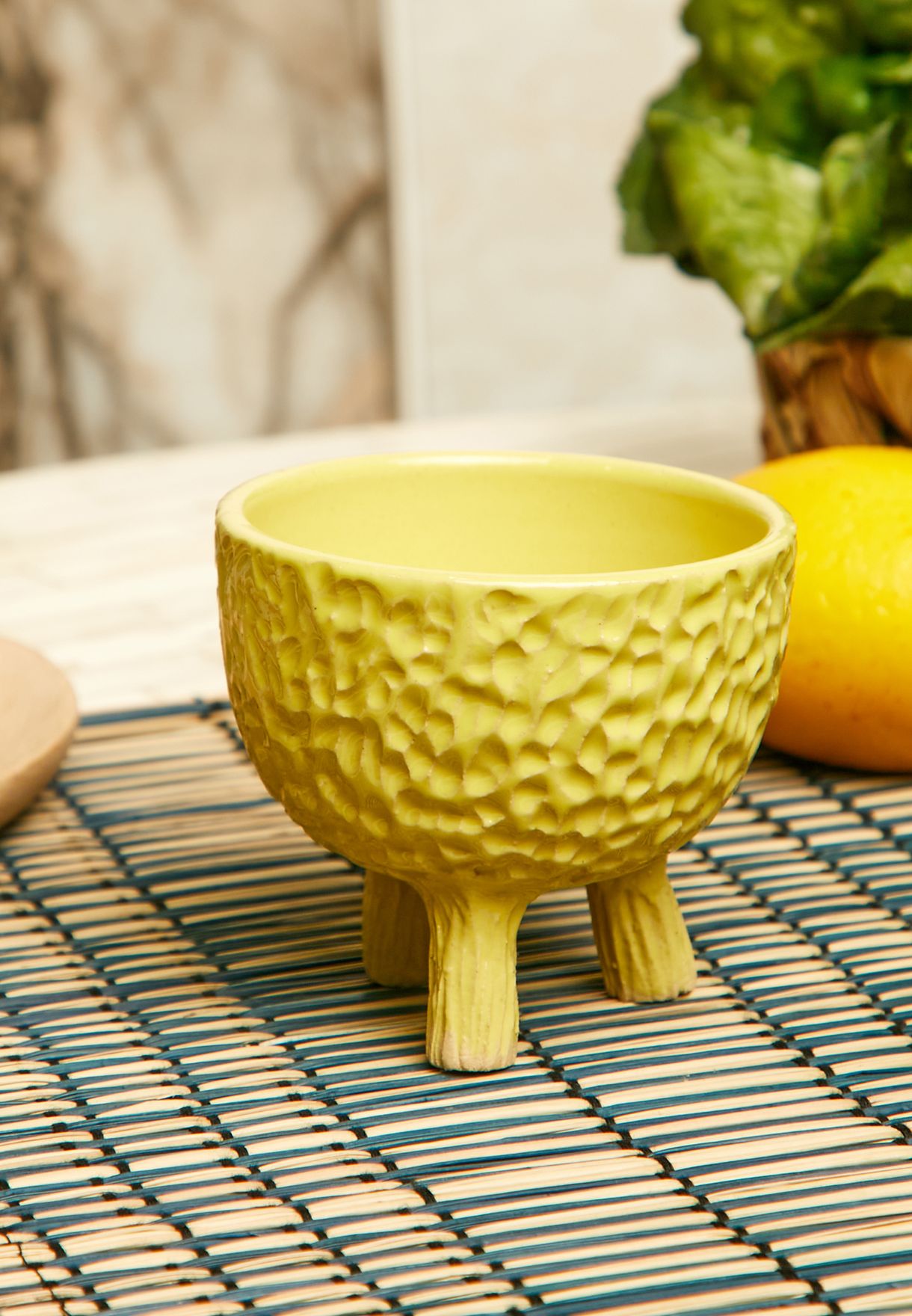 Handmade Footed Condiment Bowl Small