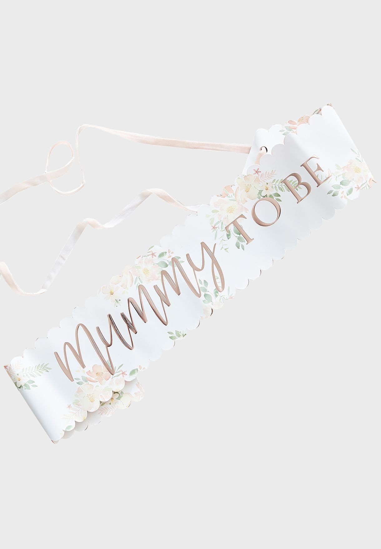 Floral Mummy To Be Sash