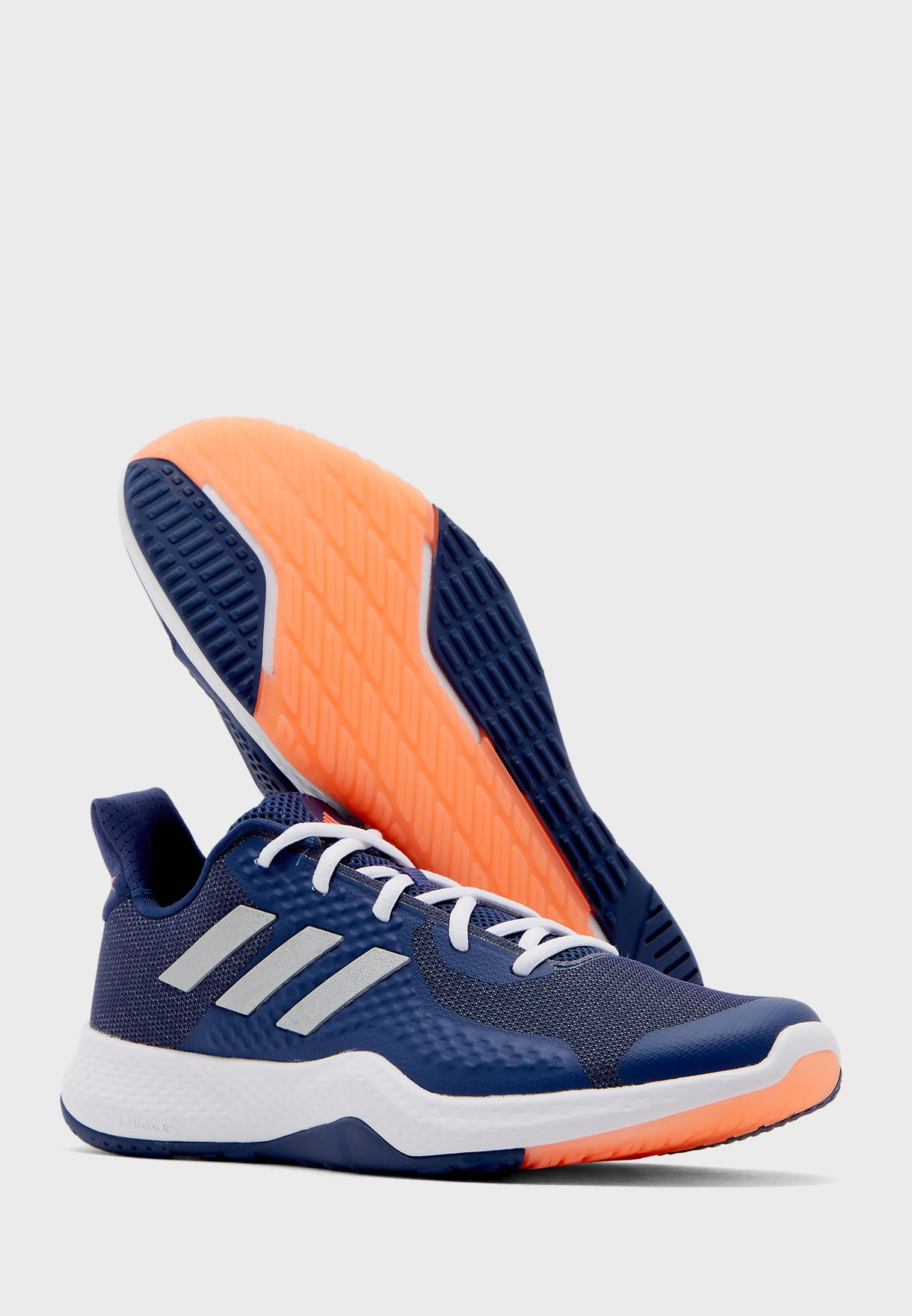 adidas blue orange trainers
