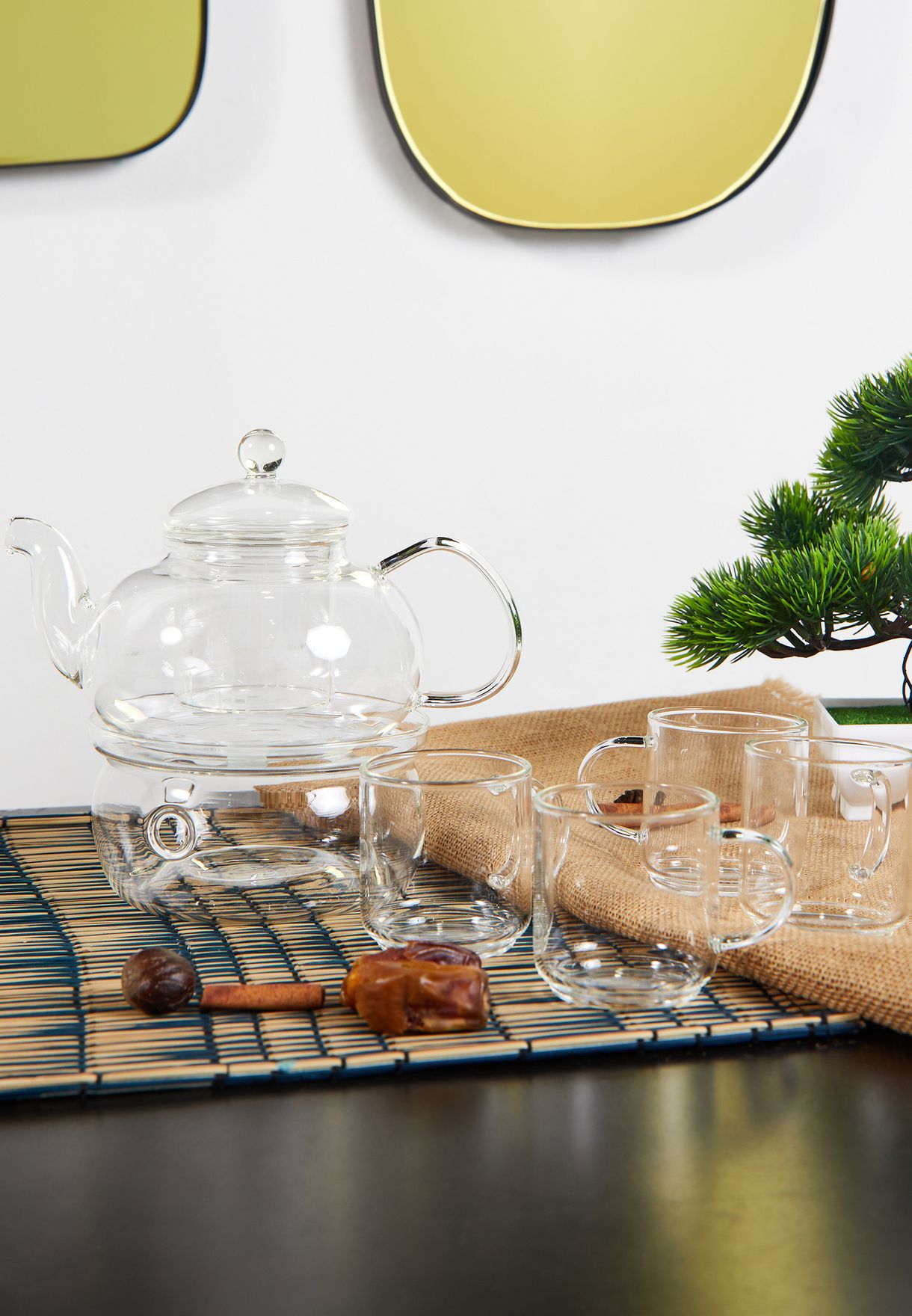 5 Piece Glass Tea Set