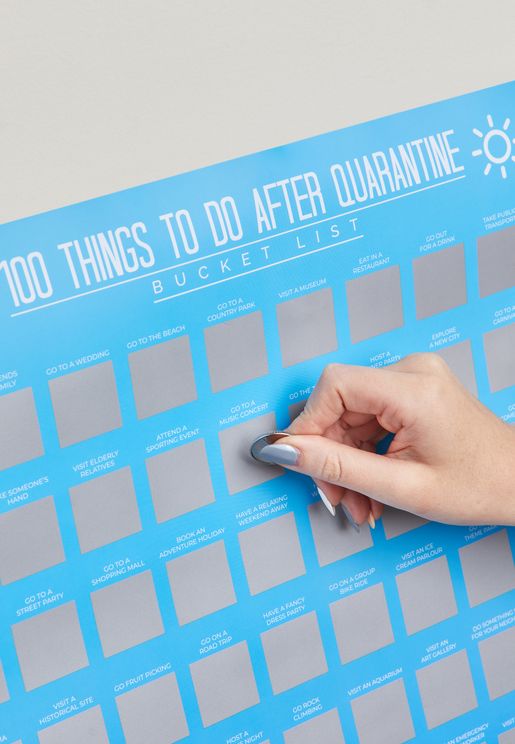 100 Things To Do After Quarantine Poster